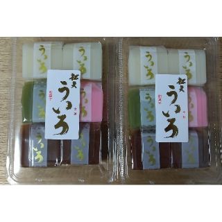 送料一律 ☆ 4色ういろう (6個入) × 2パック(菓子/デザート)