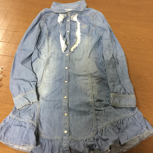 mezzo piano(メゾピアノ)の150ワンピース キッズ/ベビー/マタニティのキッズ服女の子用(90cm~)(ワンピース)の商品写真