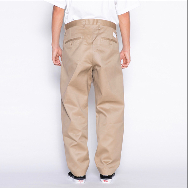 新作 WTAPS TUCK 02 TROUSERS COTTON TWILL S