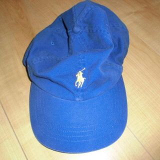 ポロラルフローレン(POLO RALPH LAUREN)のPOLOラルフローレンワンポイントPロゴキャップ青ブルー(キャップ)