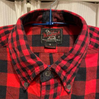 ウールリッチ(WOOLRICH)のウールリッチ　ネルシャツ1940年代後期～50年代「黒タグ（®️マーク表記）」(シャツ)