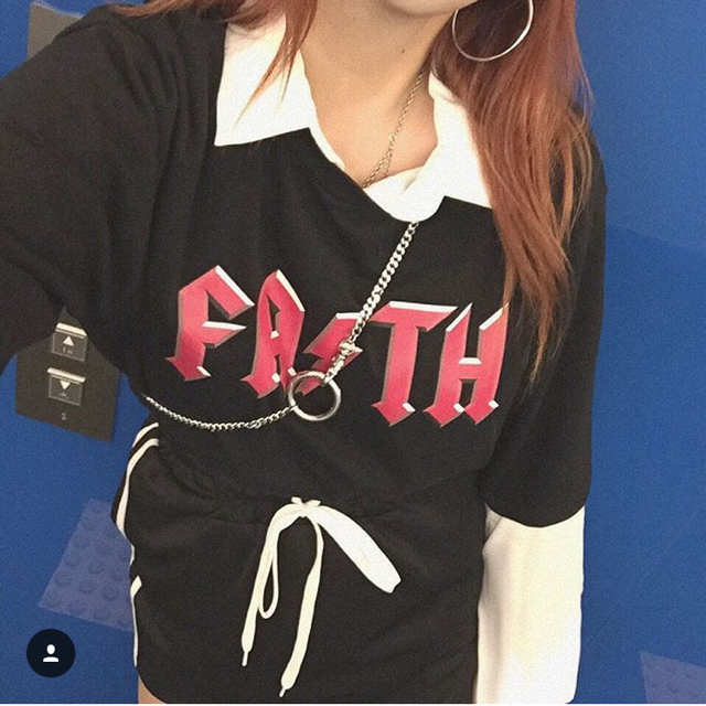 Bubbles(バブルス)の未使用 faith BIG Tシャツ レディースのトップス(Tシャツ(半袖/袖なし))の商品写真