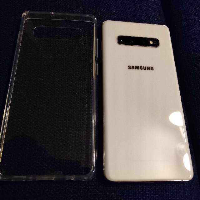 SAMSUNG(サムスン)のGalaxy S10+ セラミックホワイト 韓国版 スマホ/家電/カメラのスマートフォン/携帯電話(スマートフォン本体)の商品写真