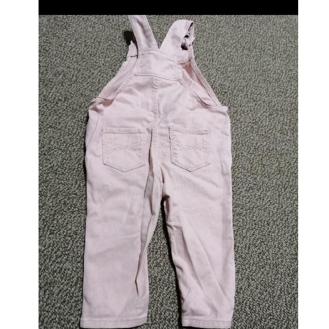 babyGAP(ベビーギャップ)のBabyGap　ピンクのオーバーオール キッズ/ベビー/マタニティのベビー服(~85cm)(カバーオール)の商品写真