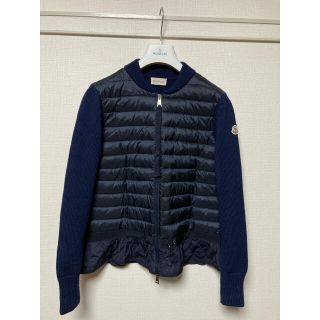 MONCLER - モンクレール カーディガン ダウン ニット ネイビー Mサイズ