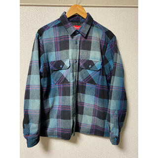 シュプリーム(Supreme)の定価以下　supreme quilted flannel shirt(シャツ)
