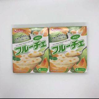 ハウスショクヒン(ハウス食品)の『ハウス』【 フルーチェ】『 メロン』４人分 【２００g】×２個(菓子/デザート)