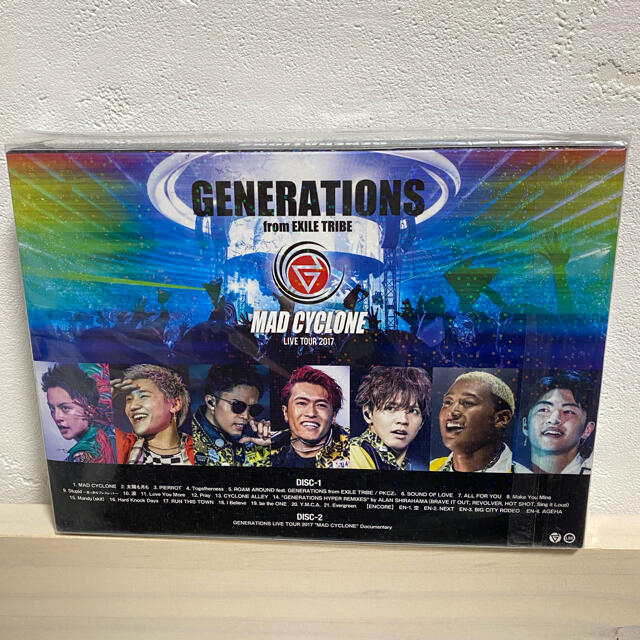 GENERATIONS(ジェネレーションズ)の【GENERATIONS】MAD CYCLONE ライブDVD 美品 チケットの音楽(国内アーティスト)の商品写真