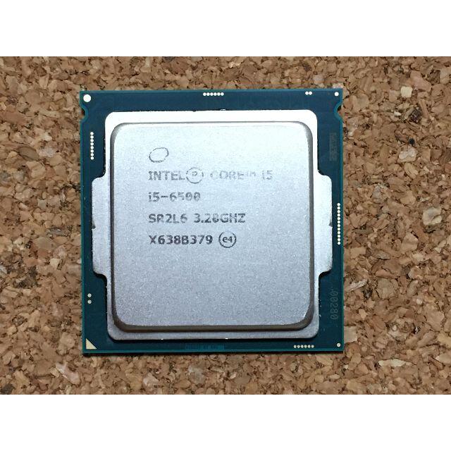 動作品抜き取り：CPU Intel Core i5-6500 3.20GHz