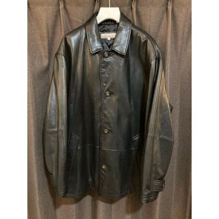 perry ellis ペリーエリス　レザージャケット　アメカジ着丈約70cm