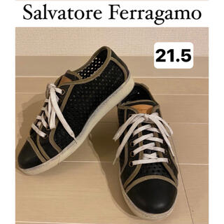 Salvatore Ferragamo - フェラガモ スニーカー レディース レザー 21.5 ...