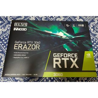 新品 未開封 ELSA RTX3060 GD3060-12GEREZ(PCパーツ)