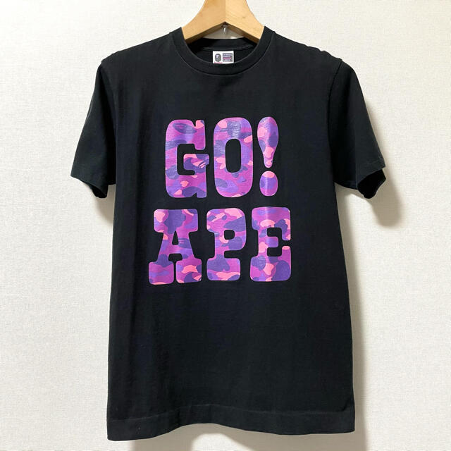 A Bathing Ape パープルカモ GO! APE Tシャツ NIGO期