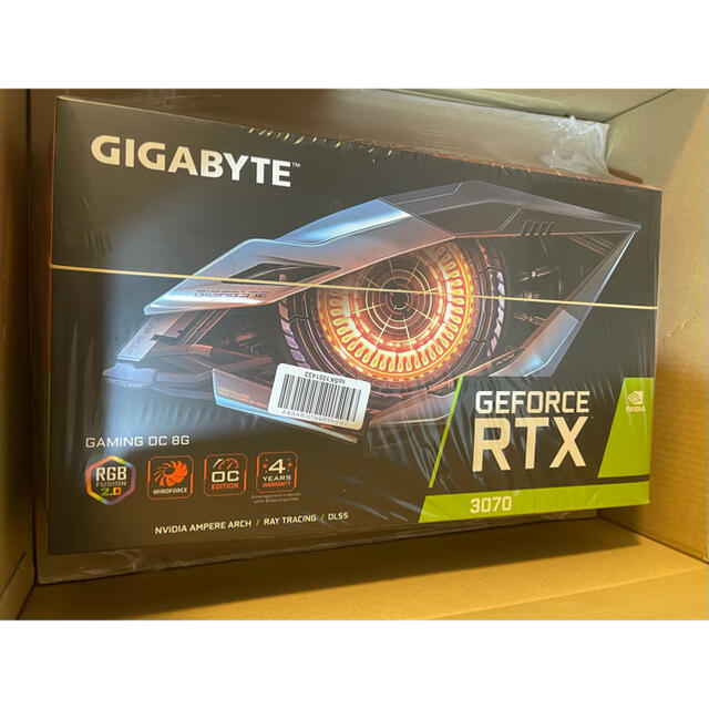 GIGABYTE RTX3070 GV-N3070GAMING OC-8GD