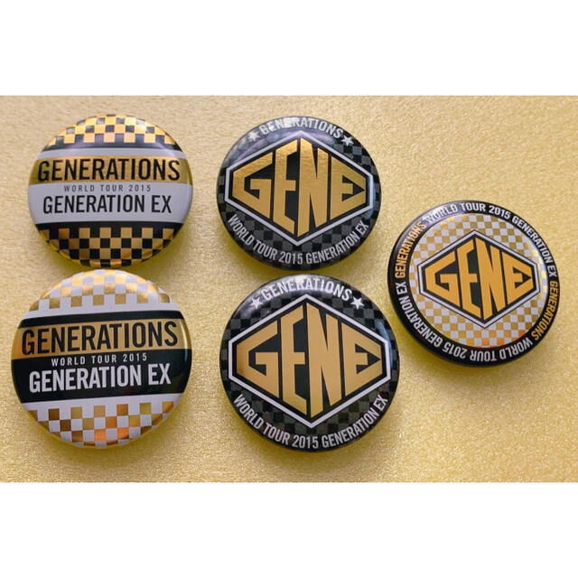 GENERATIONS(ジェネレーションズ)のGENERATION EX 缶バッジ　GENERATIONS エンタメ/ホビーのタレントグッズ(ミュージシャン)の商品写真