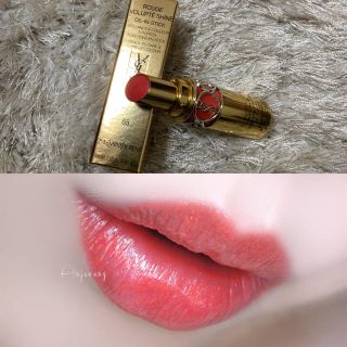 イヴサンローランボーテ(Yves Saint Laurent Beaute)のイヴサンローラン　ヴォリュプテシャイン 65 限定品　美品(口紅)