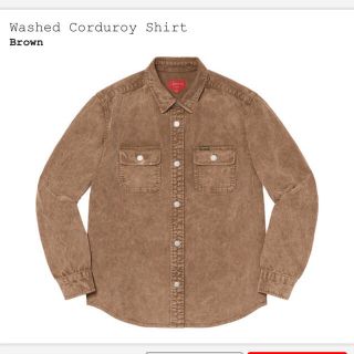 シュプリーム(Supreme)の定価以下　supreme Washed Corduroy Shirt 2021(シャツ)