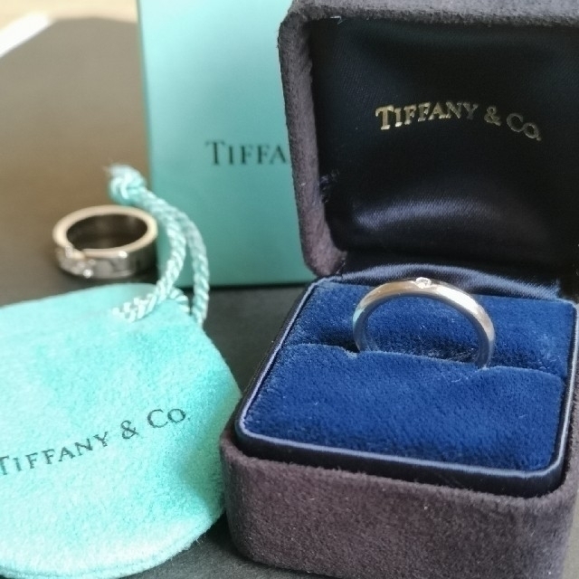 Tiffany & Co.(ティファニー)の《ティファニー 》PT950  エルサ ペレッティ  スタッキングバンドリング レディースのアクセサリー(リング(指輪))の商品写真