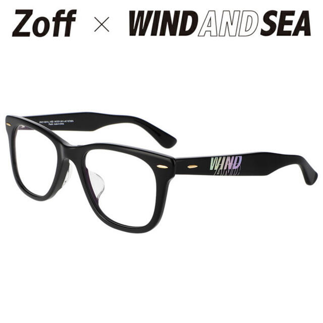 Zoff×WIND AND SEA ウエリントン型 サングラス（調光レンズ）