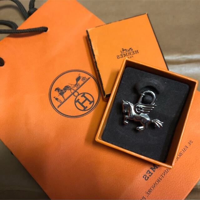 HERMES　エルメス　ペガサスカデナ　バッグチャーム　ゴールド　93年限定