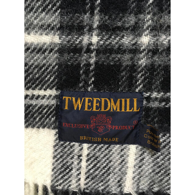 TWEEDMILL(ツイードミル)のTWEEDMILL  ツイードミル　大判ストール ハンドメイドのファッション小物(マフラー/ストール)の商品写真