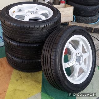 ガイド 5ZIGEN 7.0J-17 +45/+50 5H114.3 ホワイト 4本以上ご注文にて