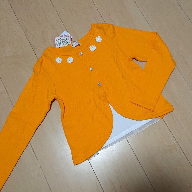 MIALY MAIL(ミアリーメール)の【新品】 140 mialy mail ミアリーメール カーディガン キッズ/ベビー/マタニティのキッズ服女の子用(90cm~)(Tシャツ/カットソー)の商品写真