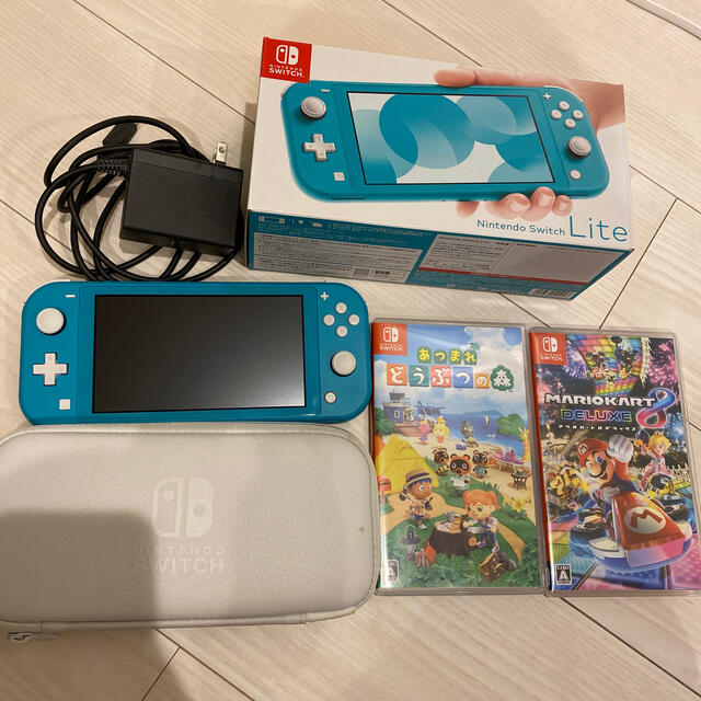 Nintendo Switch  Lite ターコイズとソフト2個セット