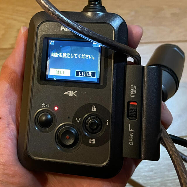 【美品】パナソニック　ウェアラブルカメラ　HX-A500 4K  おまけパーツ付