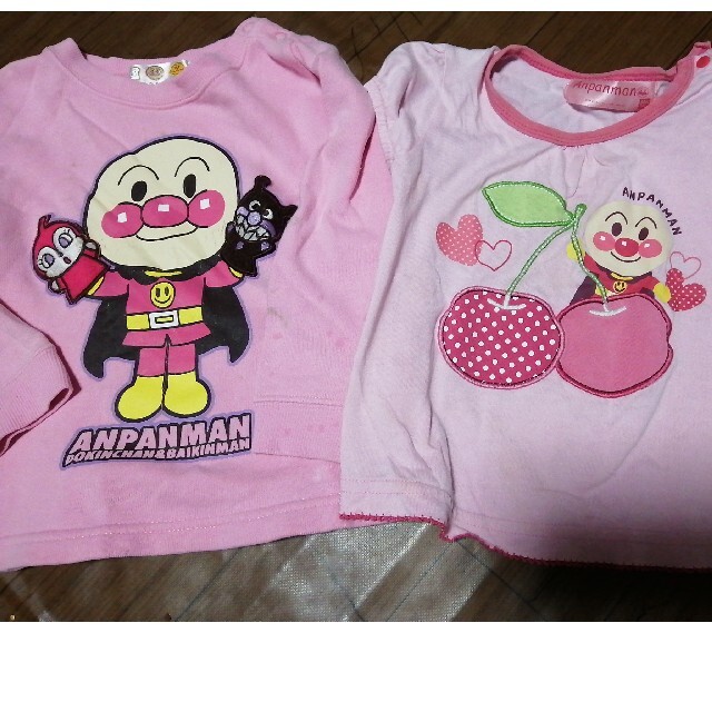 アンパンマン(アンパンマン)のアンパンマン女の子セット キッズ/ベビー/マタニティのキッズ服女の子用(90cm~)(Tシャツ/カットソー)の商品写真