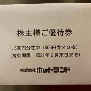 お買い得❗️銀だこ株主優待券1500円分❗️(フード/ドリンク券)