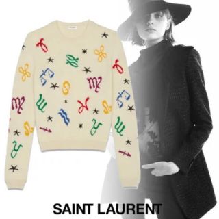 サンローラン(Saint Laurent)の新品未使用タグ付きSaint Laurent Parisサンローラン星座ニット★(ニット/セーター)