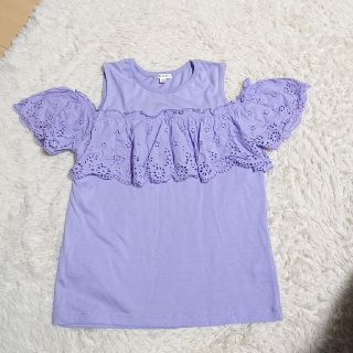 a.v.v オフショルダー  Tシャツ 150(Tシャツ/カットソー)