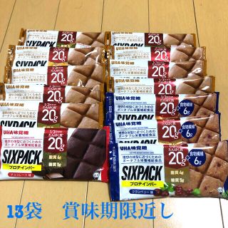 ユーハミカクトウ(UHA味覚糖)の特価！UHA味覚糖　プロテインバー　SIXPACK  13袋(プロテイン)