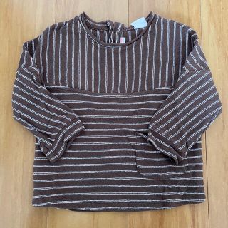 ザラキッズ(ZARA KIDS)のzara ベビー ボーダーカットソー ロンT(Tシャツ/カットソー)