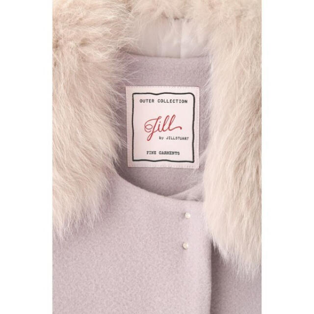 JILL by JILLSTUART(ジルバイジルスチュアート)の【完売品】【新品】JILL by JILLSTUART ロングコート グレー レディースのジャケット/アウター(ロングコート)の商品写真