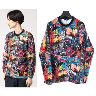 ヒステリックグラマー(HYSTERIC GLAMOUR)の18A/W ヒステリックグラマー DETROIT DOG総柄 スウェット (スウェット)