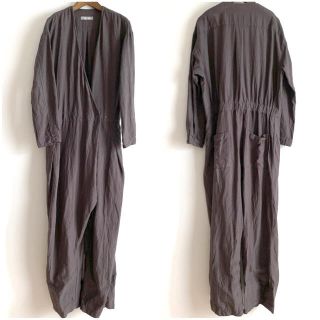 ネストローブ(nest Robe)のリネン縮絨加工ジャンプスーツ(オールインワン)