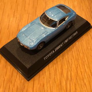 コナミ(KONAMI)のコナミ 1/64 トヨタ2000GT ターコイズブルー(ミニカー)