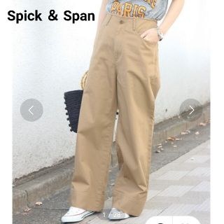 スピックアンドスパン(Spick & Span)のSpick and Span スピックアンドスパン　チノパン　ワイドパンツ(カジュアルパンツ)