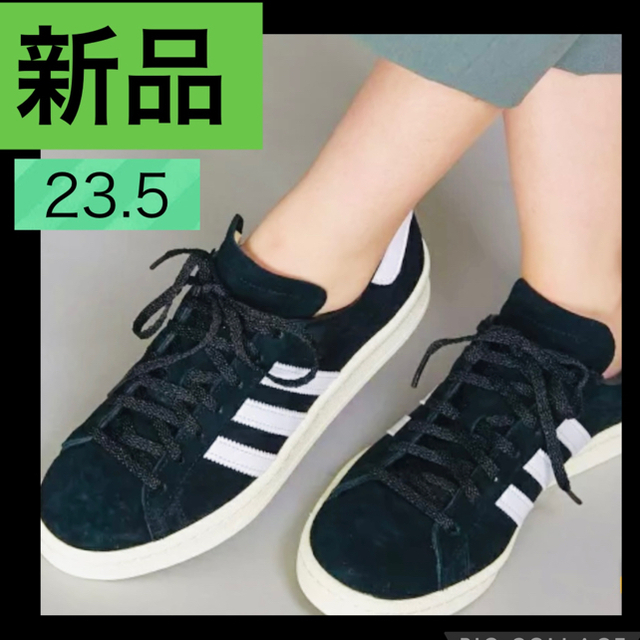 【新品】タグ付き　adidas (アディダス) CAMPUS80 スニーカー　黒