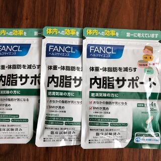 ファンケル(FANCL)の内脂サポート 30日分3袋　ないしサポート(ダイエット食品)