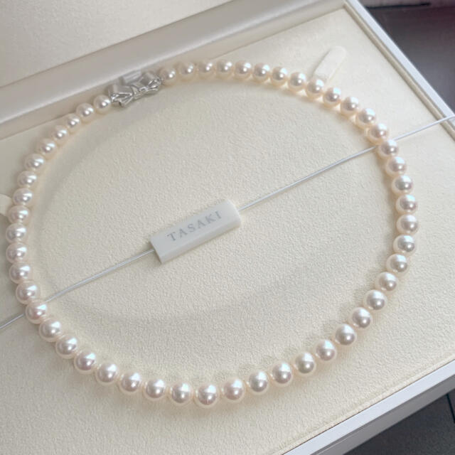 TASAKI - 「ご専用 美品】Tasaki田崎パールネックレス7-7.5mm39cmの