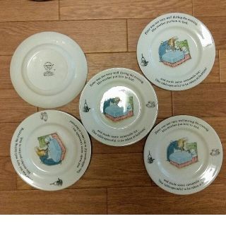 ウェッジウッド(WEDGWOOD)のピーターラビット　WEDGWOOD　プレート　5枚セット(食器)