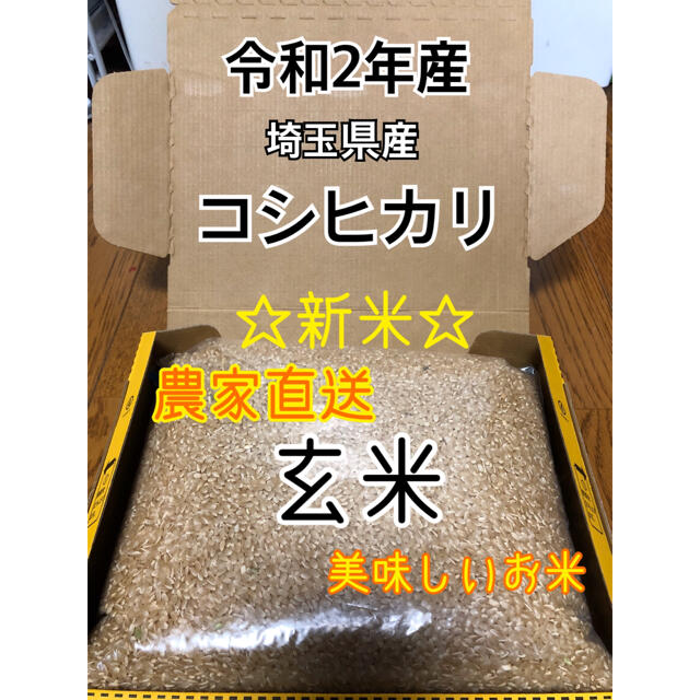 【白米10kg】農家直送！美味しいお米！埼玉県産コシヒカリ！食品/飲料/酒