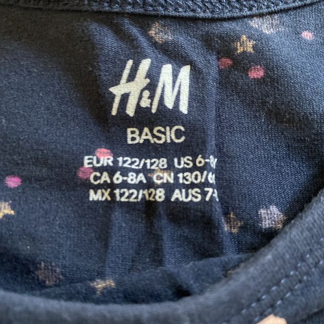 H&M(エイチアンドエム)のH&M ワンピース　130 キッズ/ベビー/マタニティのキッズ服女の子用(90cm~)(ワンピース)の商品写真