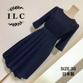 ミツミネ(Mitsumine)のILC 三峰 プリーツ ワンピース(ひざ丈ワンピース)