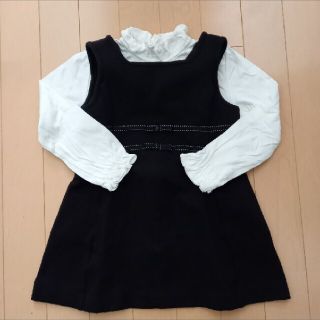 ベベ(BeBe)の美品♪BeBe ワンピース&ブラウス 110サイズ(ドレス/フォーマル)