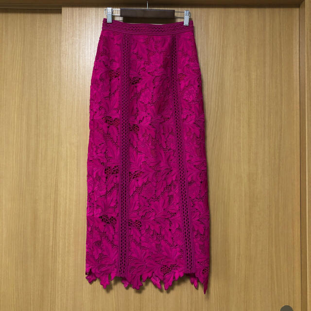 FRAY I.D(フレイアイディー)のいち様専用　フレイ　ケミカルレースロングタイトスカート レディースのスカート(ロングスカート)の商品写真