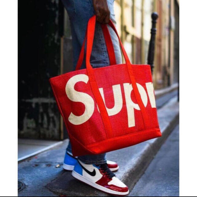 新品 Supreme Raffia Tote Bag シュプリームトートバッグ 新品 Supreme Raffia Tote Bag シュプリームトートバッグ